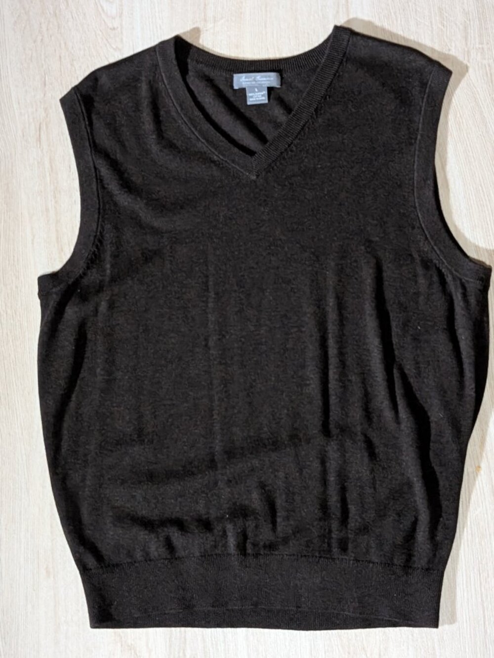 Daniel Cremieux Signature 100% Supima Cotton V-Neck Sweater Vest L